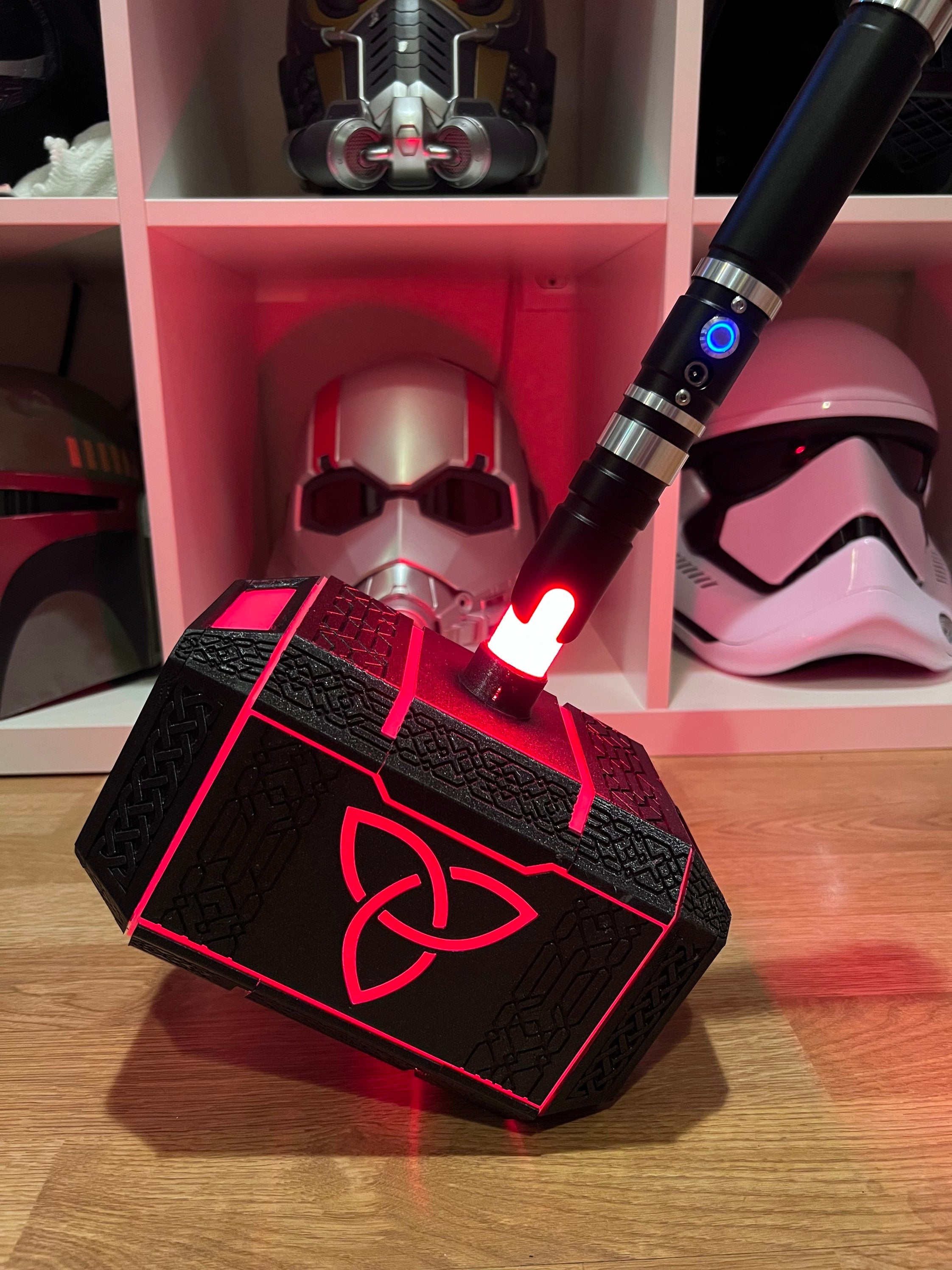 Thor’s Lightsaber | Lighthammer | Mjölnir | Powered Lightsaber Hilt | 3D Printed