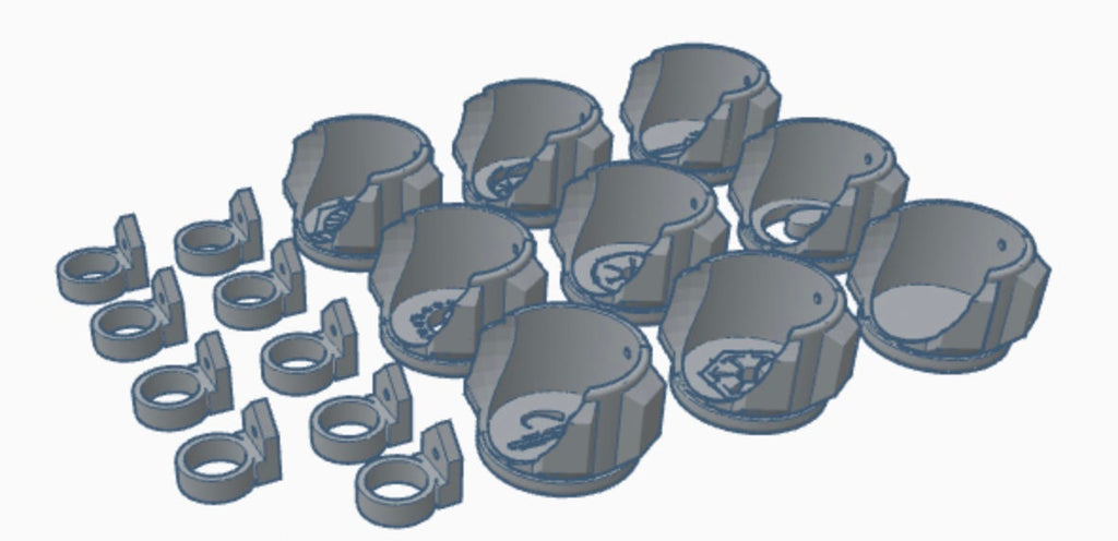 DIGITAL FILES | All 9 Vertical Lightsaber Wall Mount Holder Displays