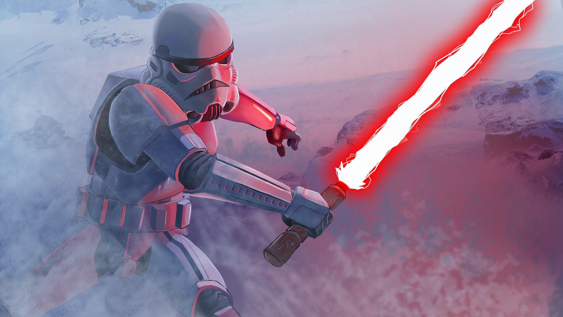 Stormtrooper Lightsaber | No Paint Required | 3D Printed | Galaxy's Edge | Clone Wars | Lightsaber Display Mount on Desk or Wall