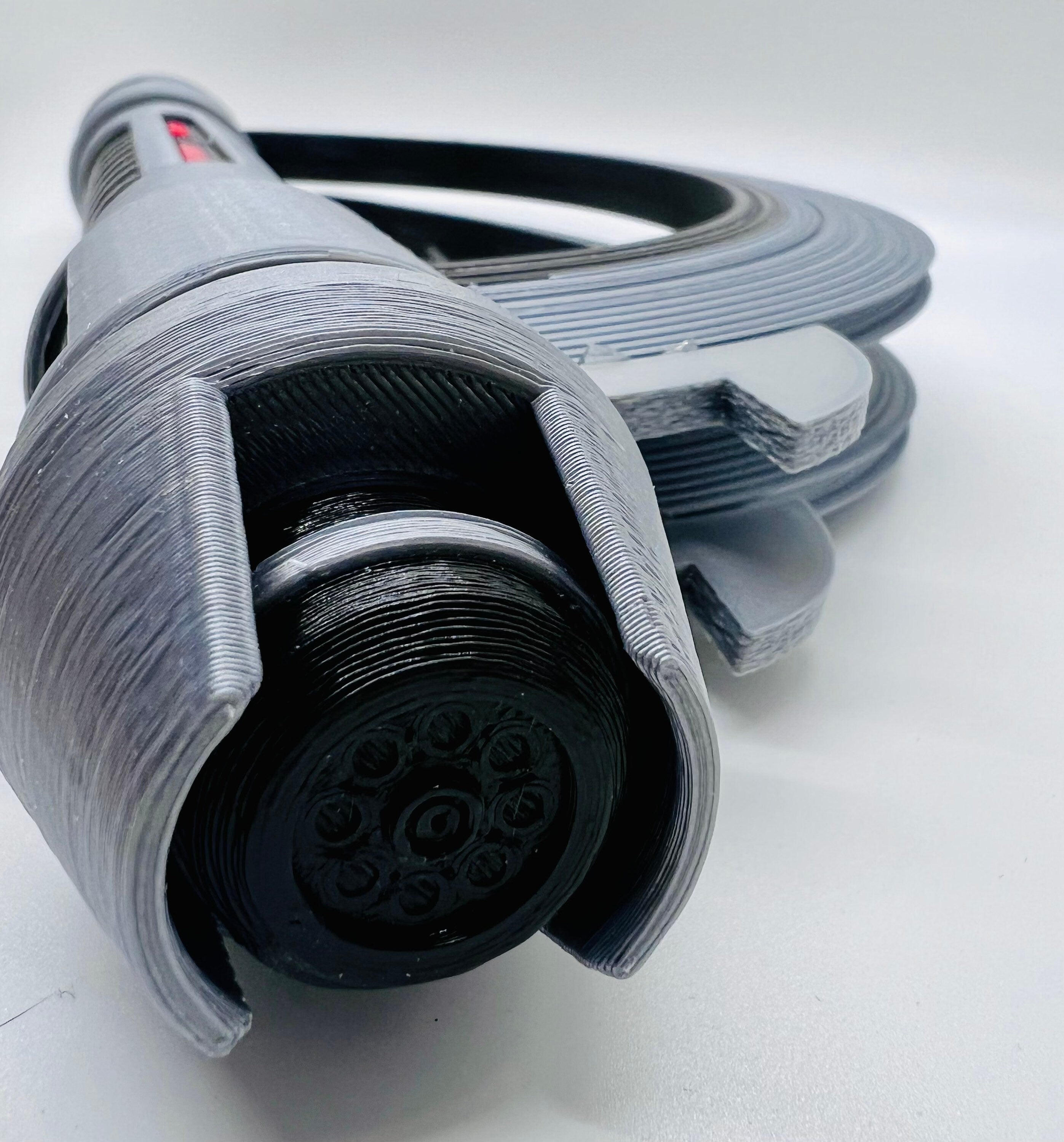 Grand Inquisitor Lightsaber | No Paint Required | 3D Printed | Galaxy's Edge | Clone Wars | Lightsaber Display Mount on Desk or Wall