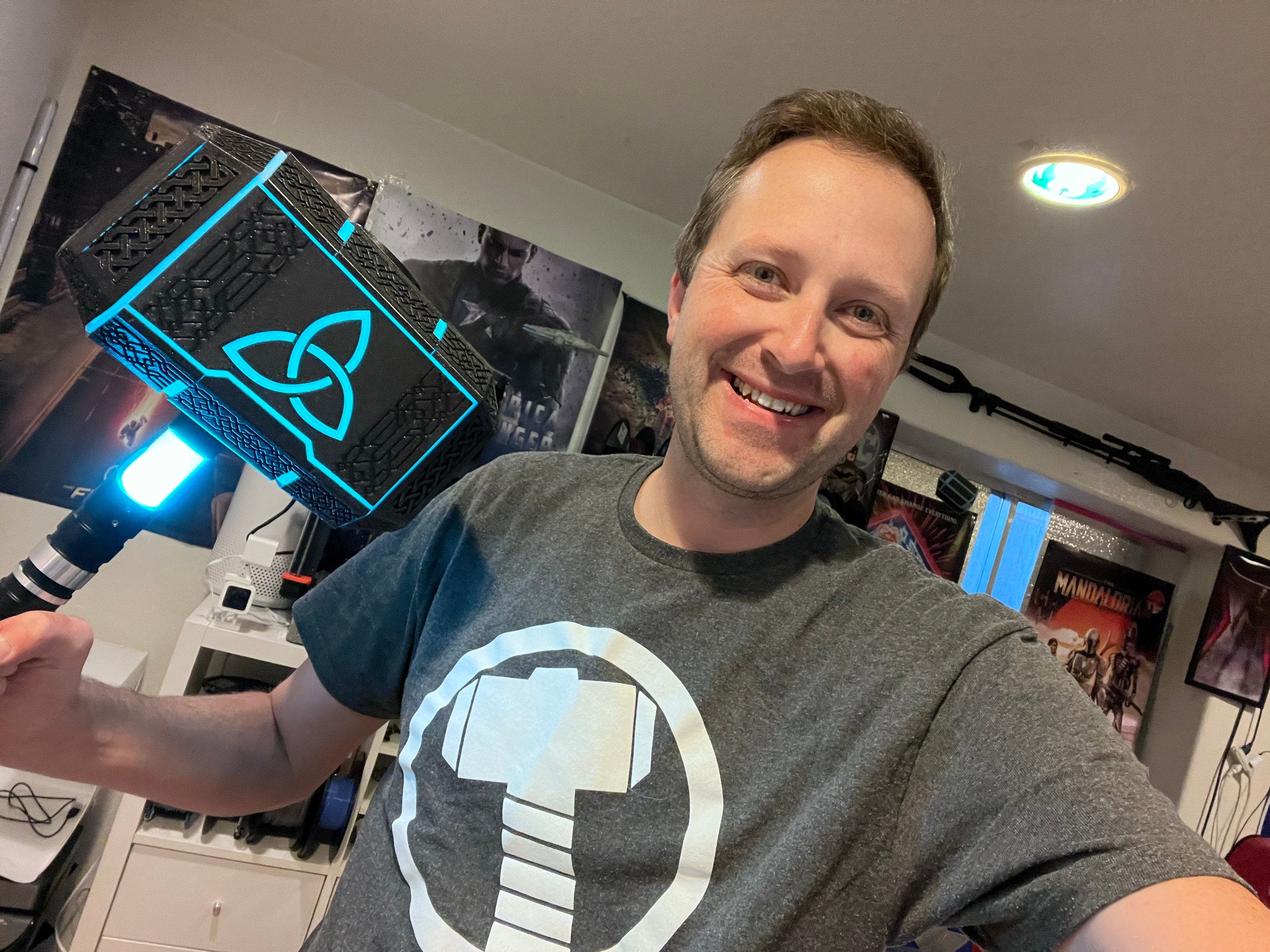 Thor’s Lightsaber | Lighthammer | Mjölnir | Powered Lightsaber Hilt | 3D Printed