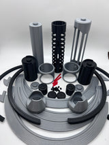 Grand Inquisitor Lightsaber | No Paint Required | 3D Printed | Galaxy's Edge | Clone Wars | Lightsaber Display Mount on Desk or Wall