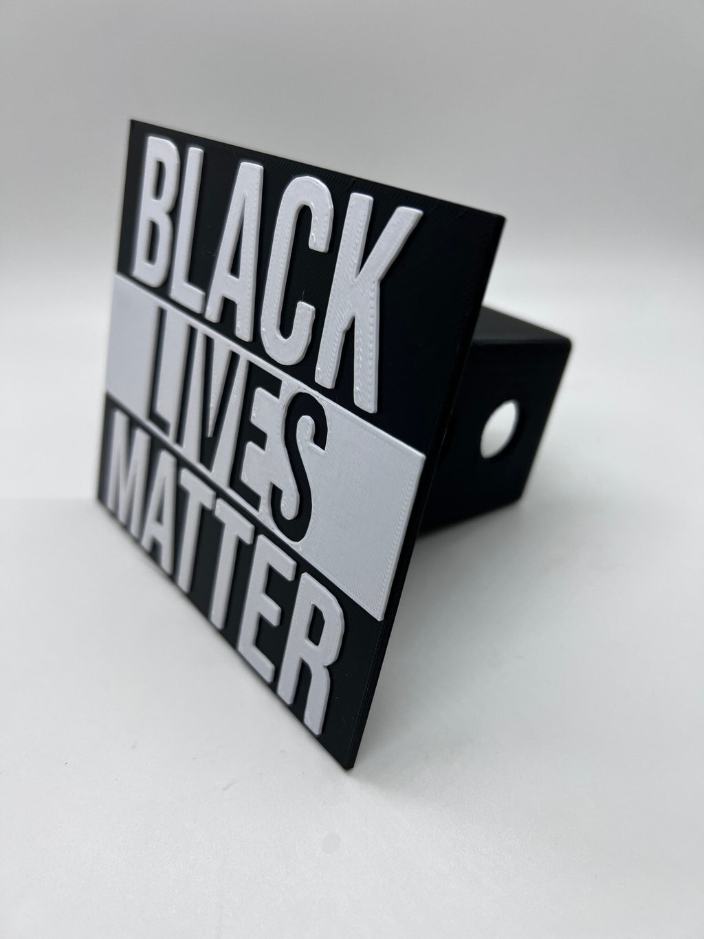 Black Lives Matter | 5” Wide Hitch Cover | 3D Printed | Fits 2" and 1-1/14” Receivers