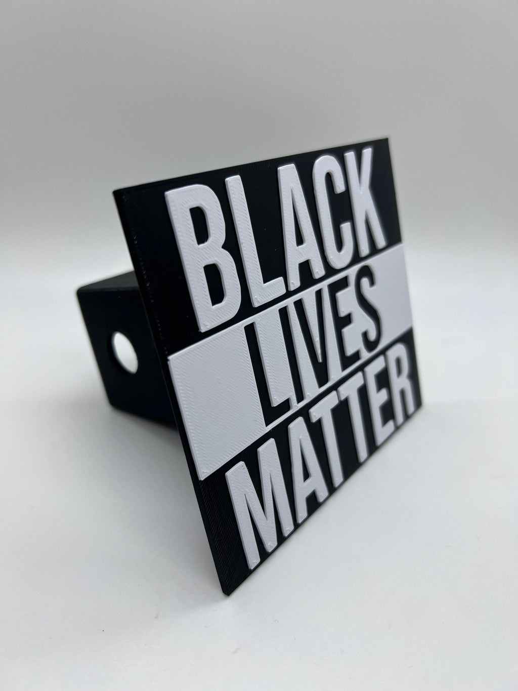 Black Lives Matter | 5” Wide Hitch Cover | 3D Printed | Fits 2" and 1-1/14” Receivers