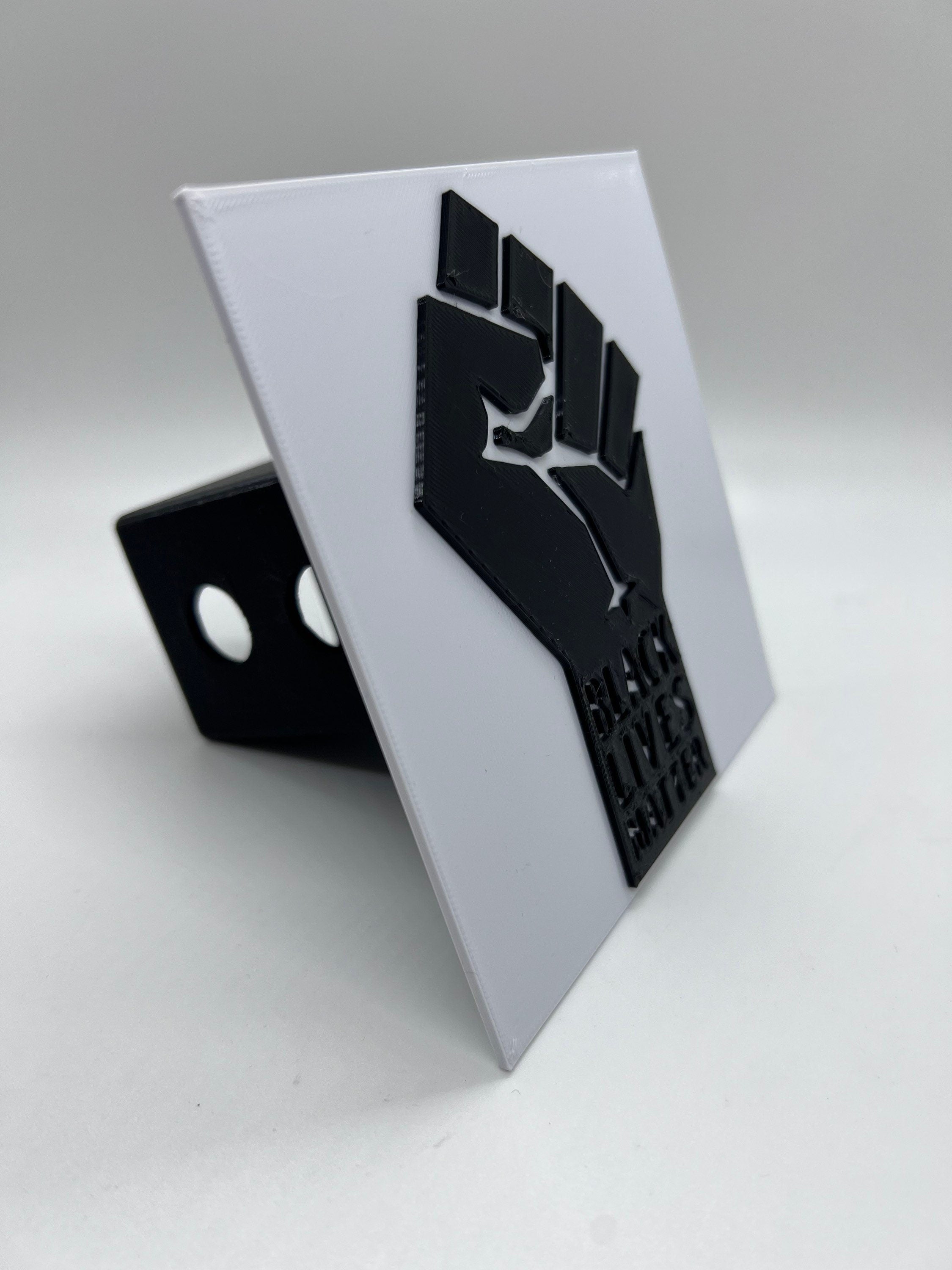 Black Lives Matter | 5” Wide Hitch Cover | 3D Printed | Fits 2" and 1-1/14” Receivers