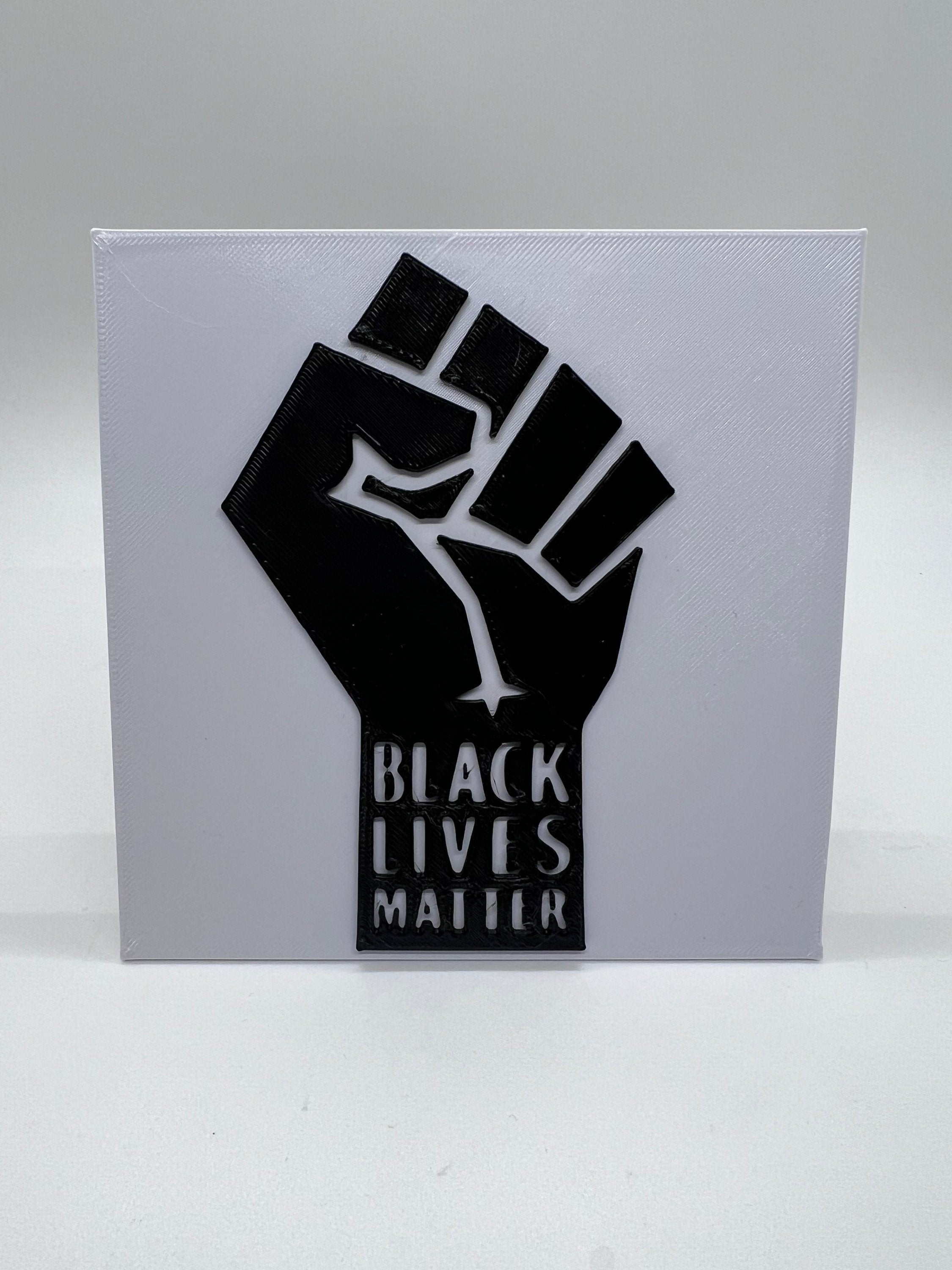 Black Lives Matter | 5” Wide Hitch Cover | 3D Printed | Fits 2" and 1-1/14” Receivers