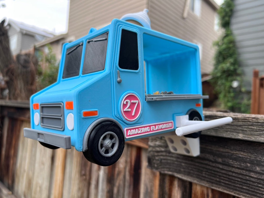 Bird Feeder | Ice Cream Truck | 3D Printed