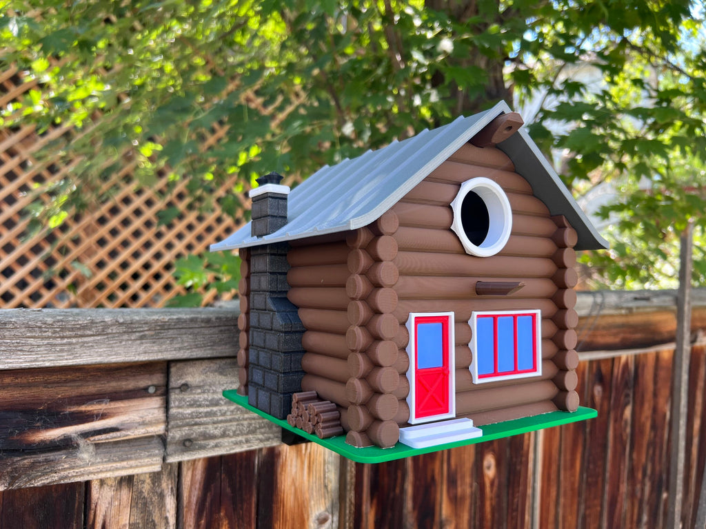 Birdhouse | Log House | 3D Printed