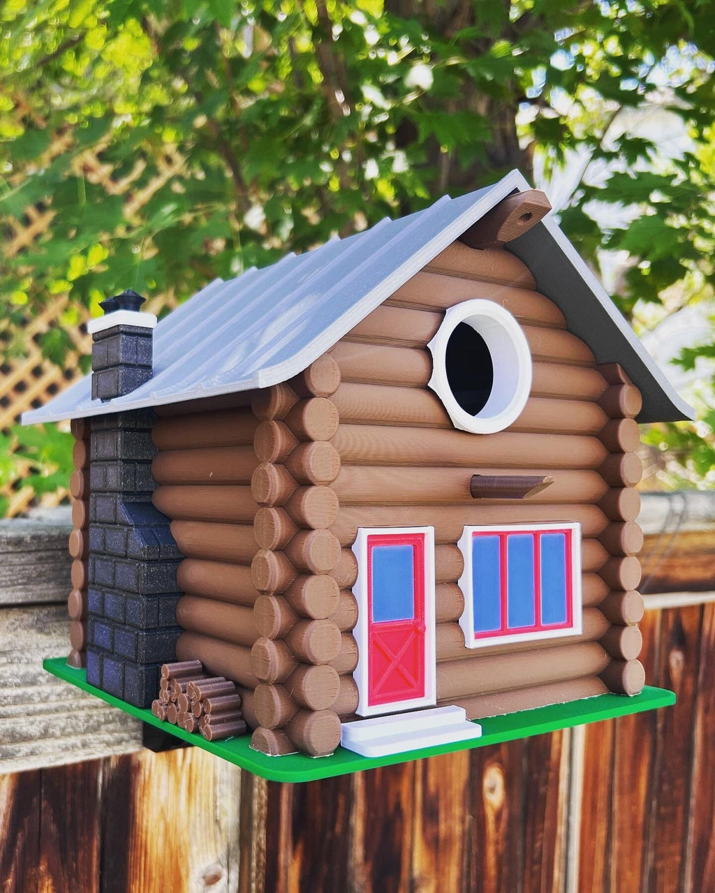 Birdhouse | Log House | 3D Printed
