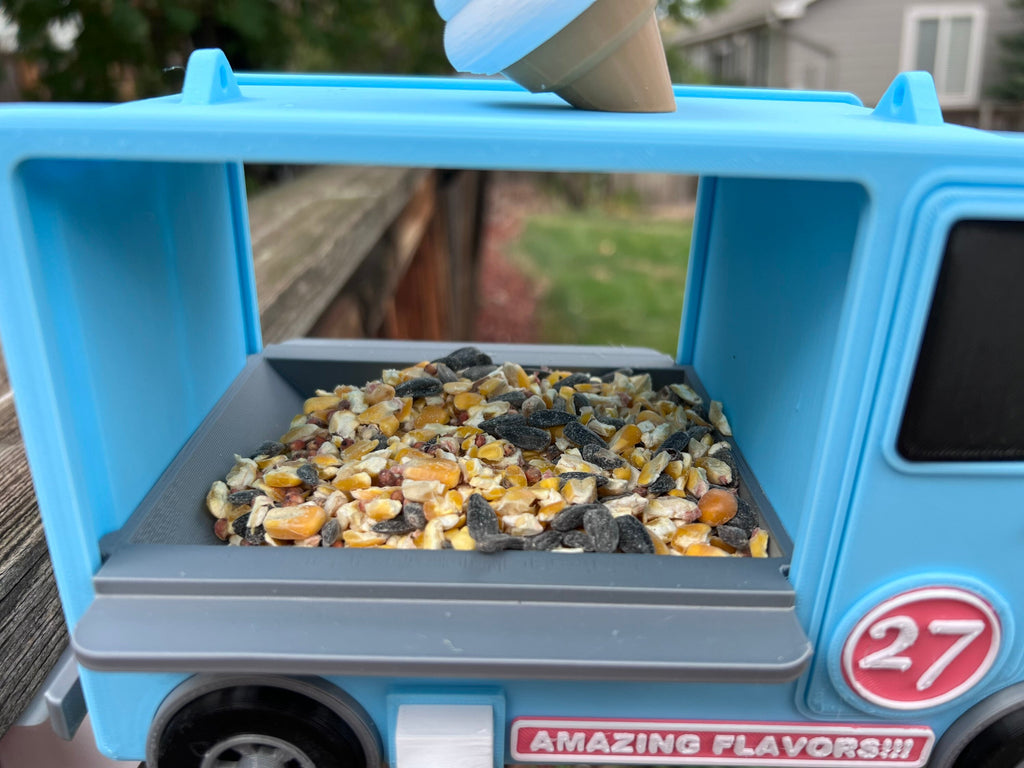 Bird Feeder | Ice Cream Truck | 3D Printed