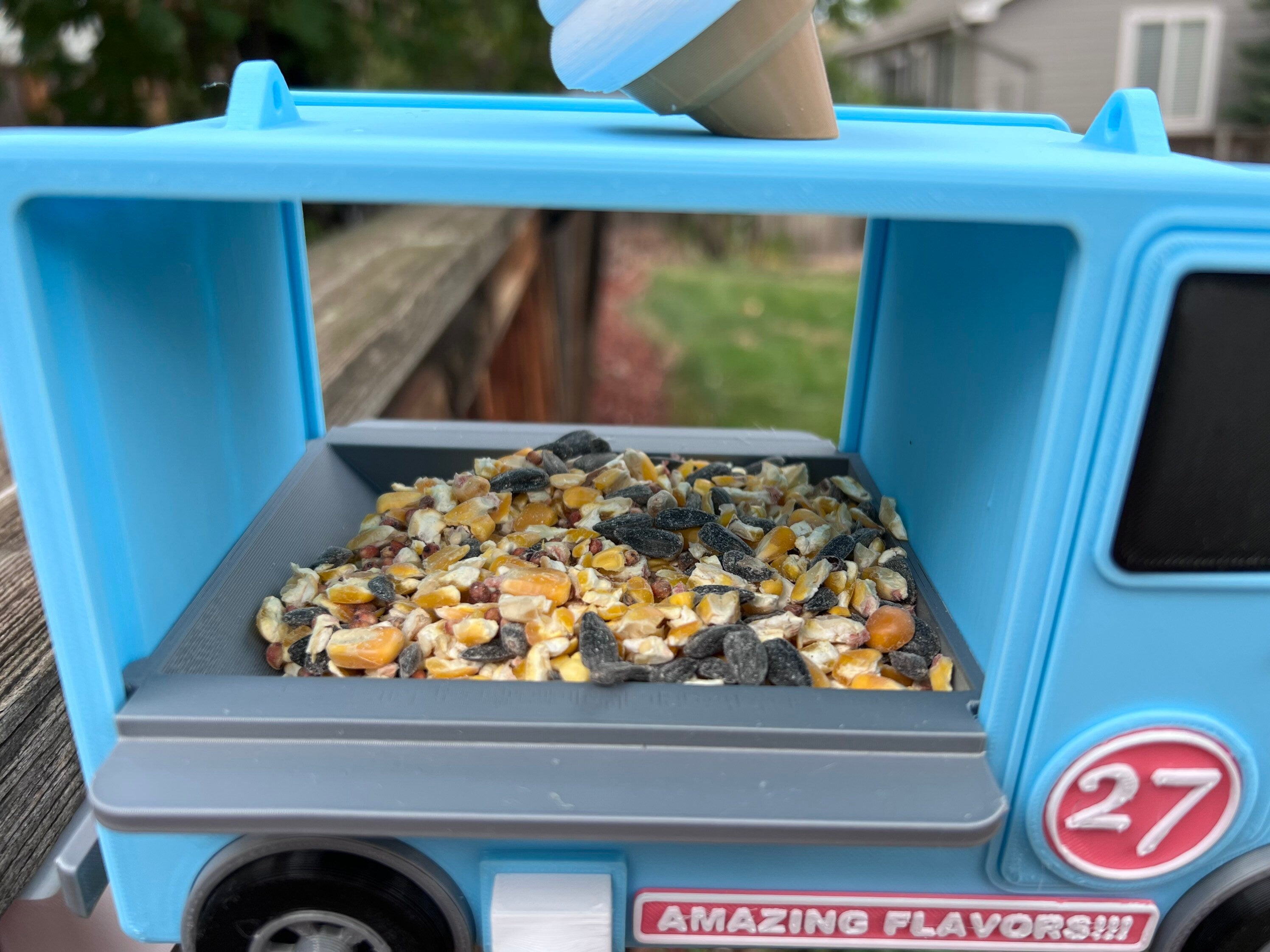 Bird Feeder | Ice Cream Truck | 3D Printed