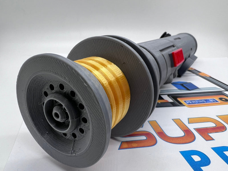 Barriss Offee's Lightsaber | No Paint Required | 3D Printed | Galaxy's Edge | Clone Wars | Lightsaber Display Mount on Desk or Wall