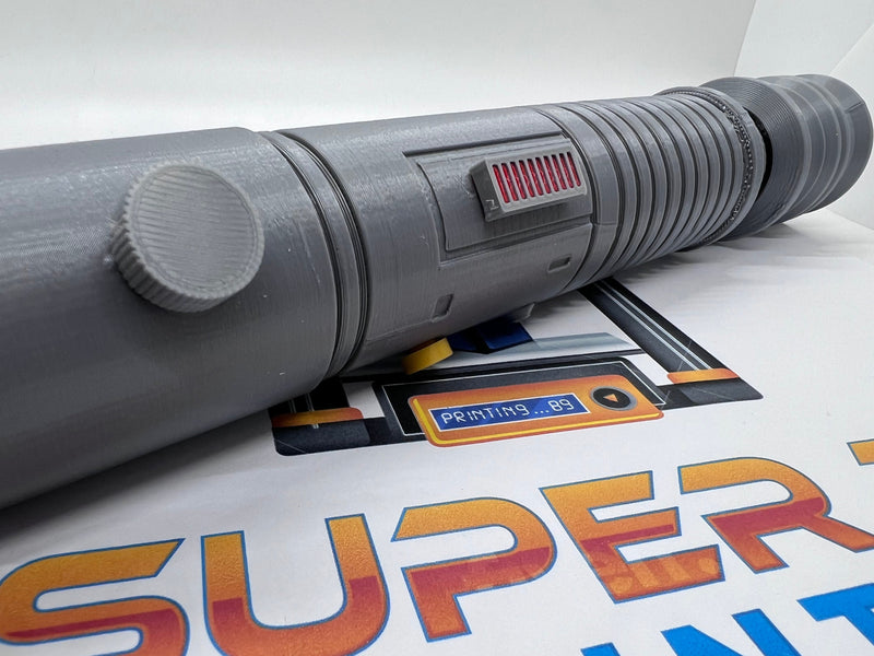 Aayla Secura's Lightsaber | No Paint Required | 3D Printed | Galaxy's Edge | Clone Wars | Lightsaber Display Mount on Desk or Wall