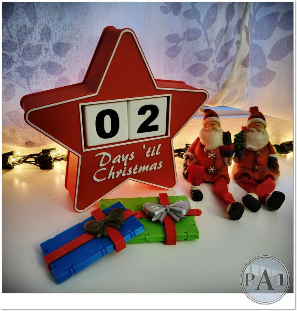 Christmas Advent Countdown | 3D Printed