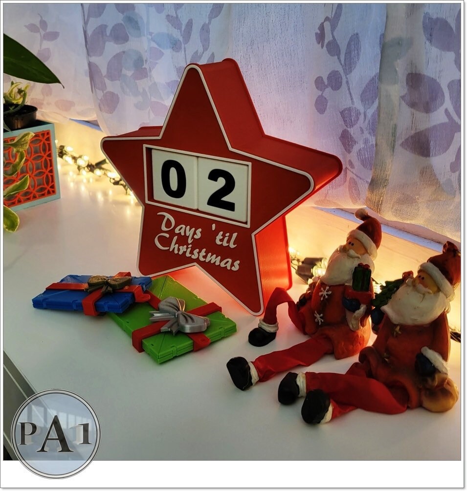 Christmas Advent Countdown | 3D Printed
