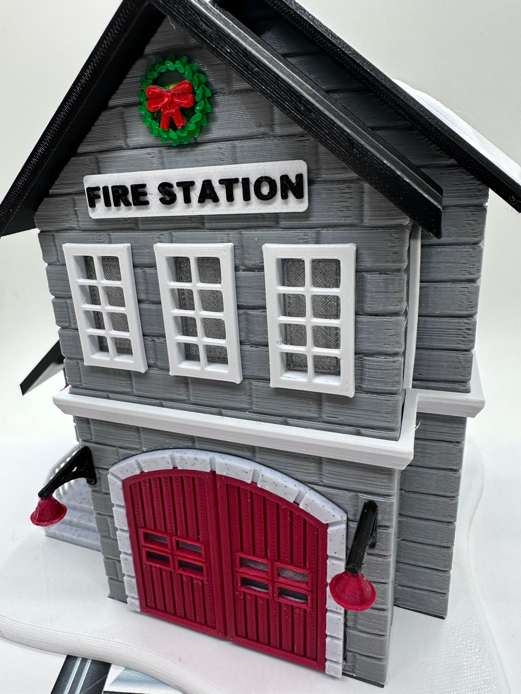 Firehouse | Christmas Village | 3D Printed