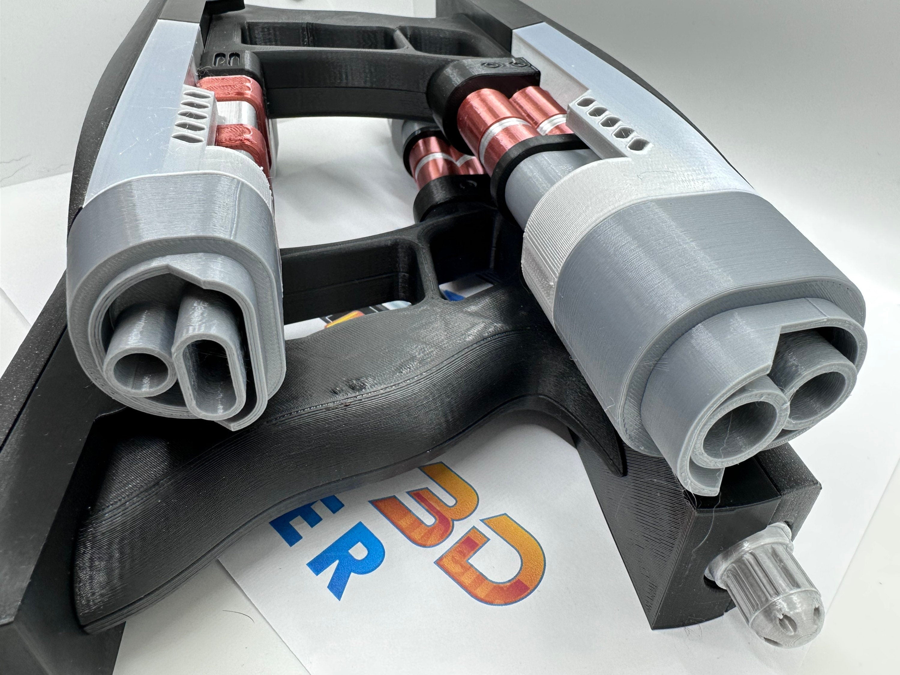 Peter Quill/Star Lord's Quad Blasters | 3D Printed | Only Blasters No Helmet | Movie Memorabilia | Movie Props | Cosplay Props and Costume