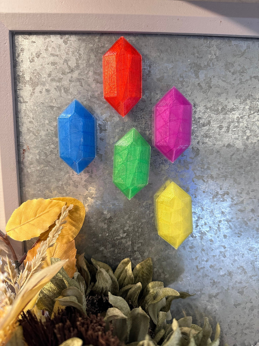 Fantasy Game Magnets | Ocarina of Time | 3D Printed | In Color | Zelda Cosplay and Costume