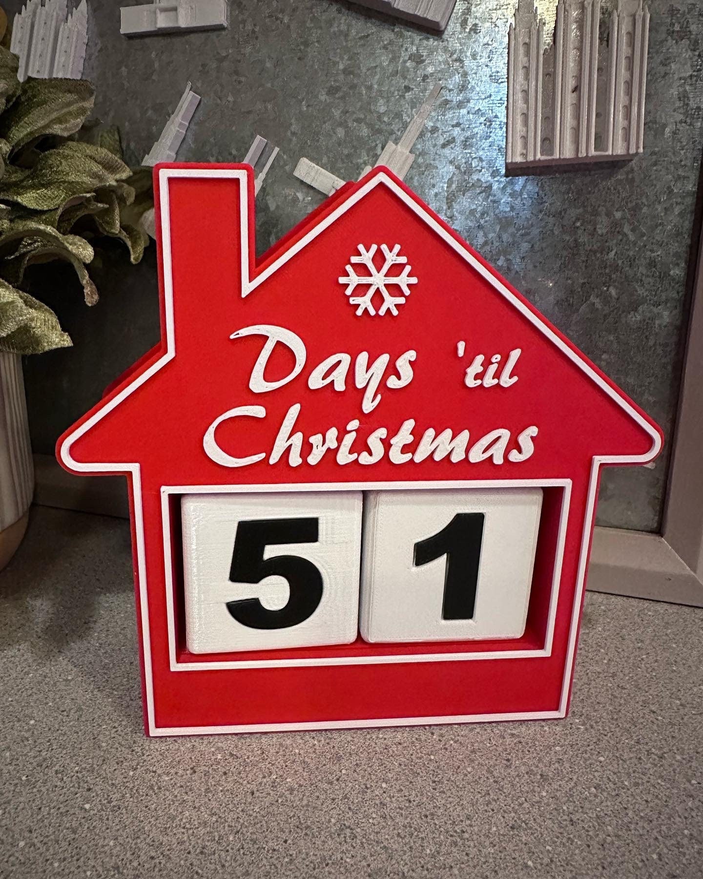 Christmas Advent Countdown | 3D Printed