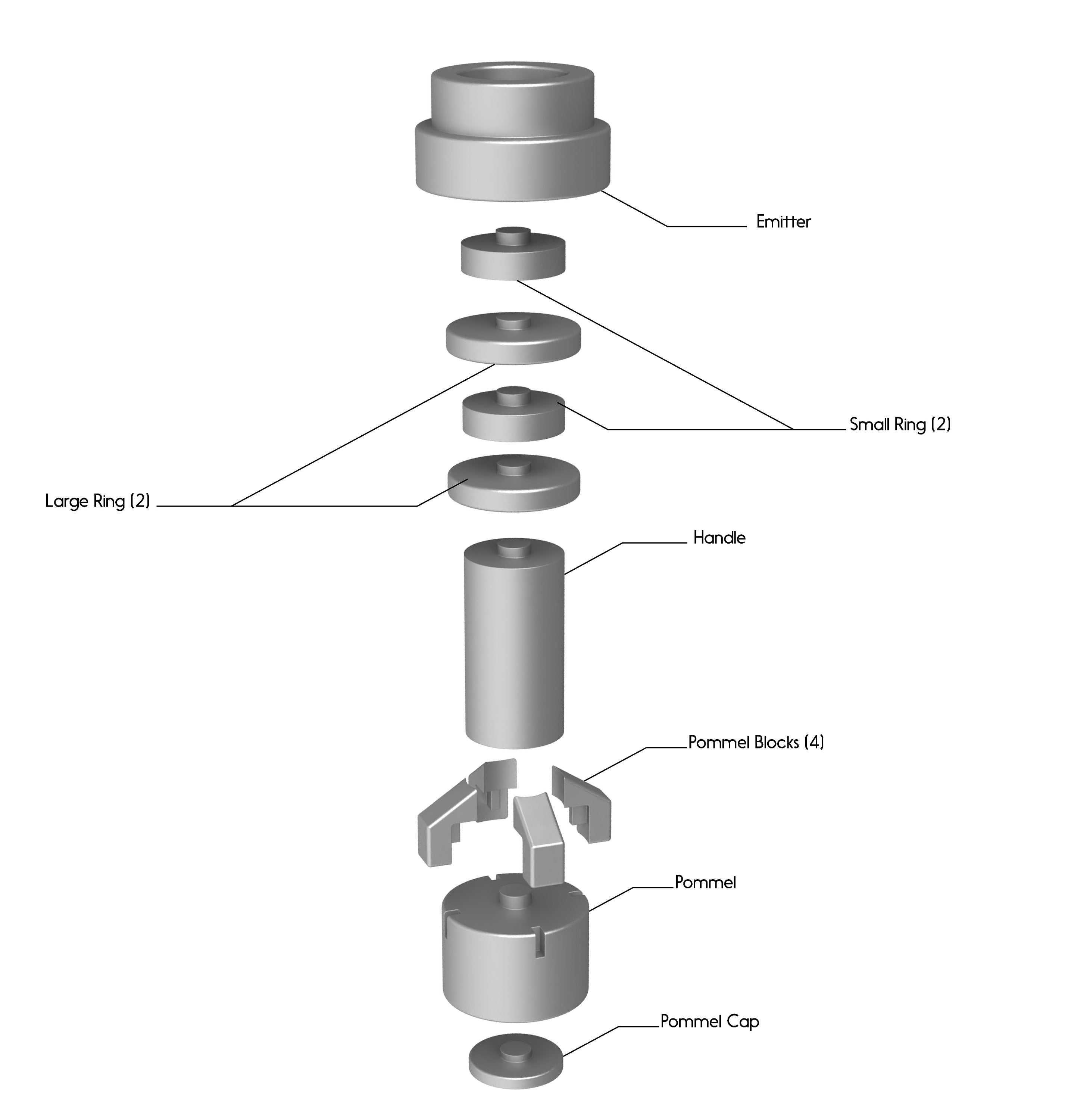 Lego Lightsaber | 3D Printed | Human Sized
