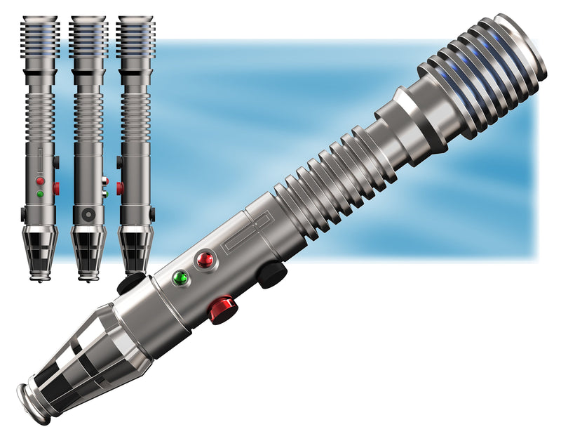 Plo Koon's Lightsaber | No Paint Required | 3D Printed | Galaxy's Edge | Clone Wars | Lightsaber Display Mount on Desk or Wall