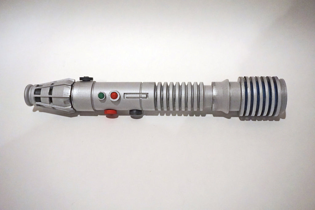 Plo Koon's Lightsaber | No Paint Required | 3D Printed | Galaxy's Edge | Clone Wars | Lightsaber Display Mount on Desk or Wall