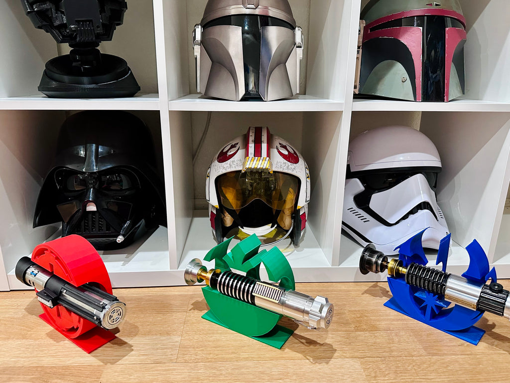 DIGITAL FILE | All Lightsabers Holder Displays | 3D Printed