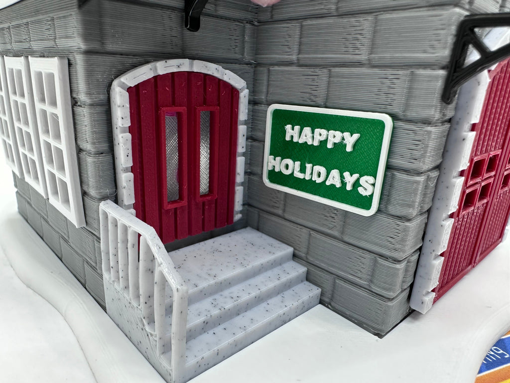Firehouse | Christmas Village | 3D Printed