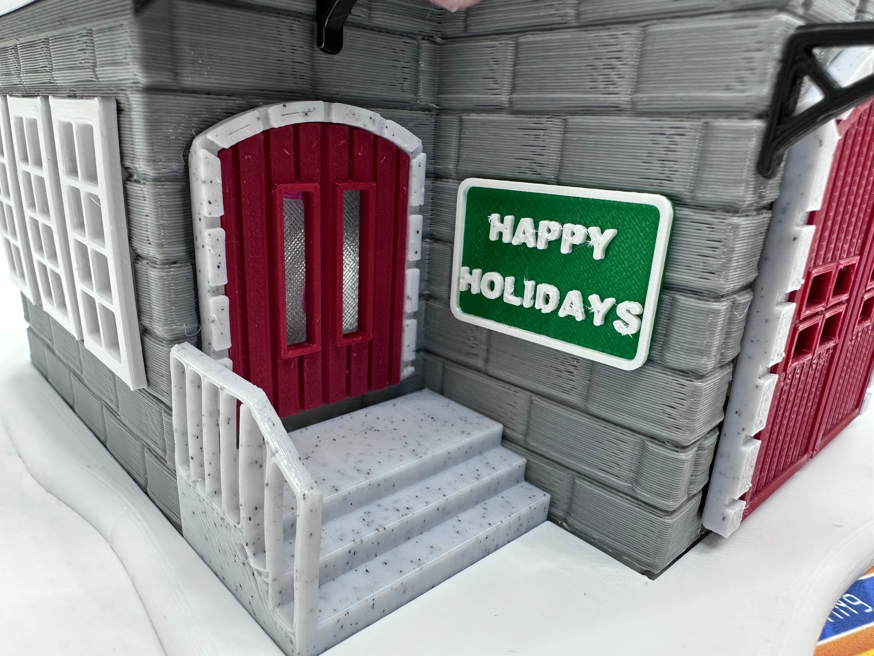 Firehouse | Christmas Village | 3D Printed
