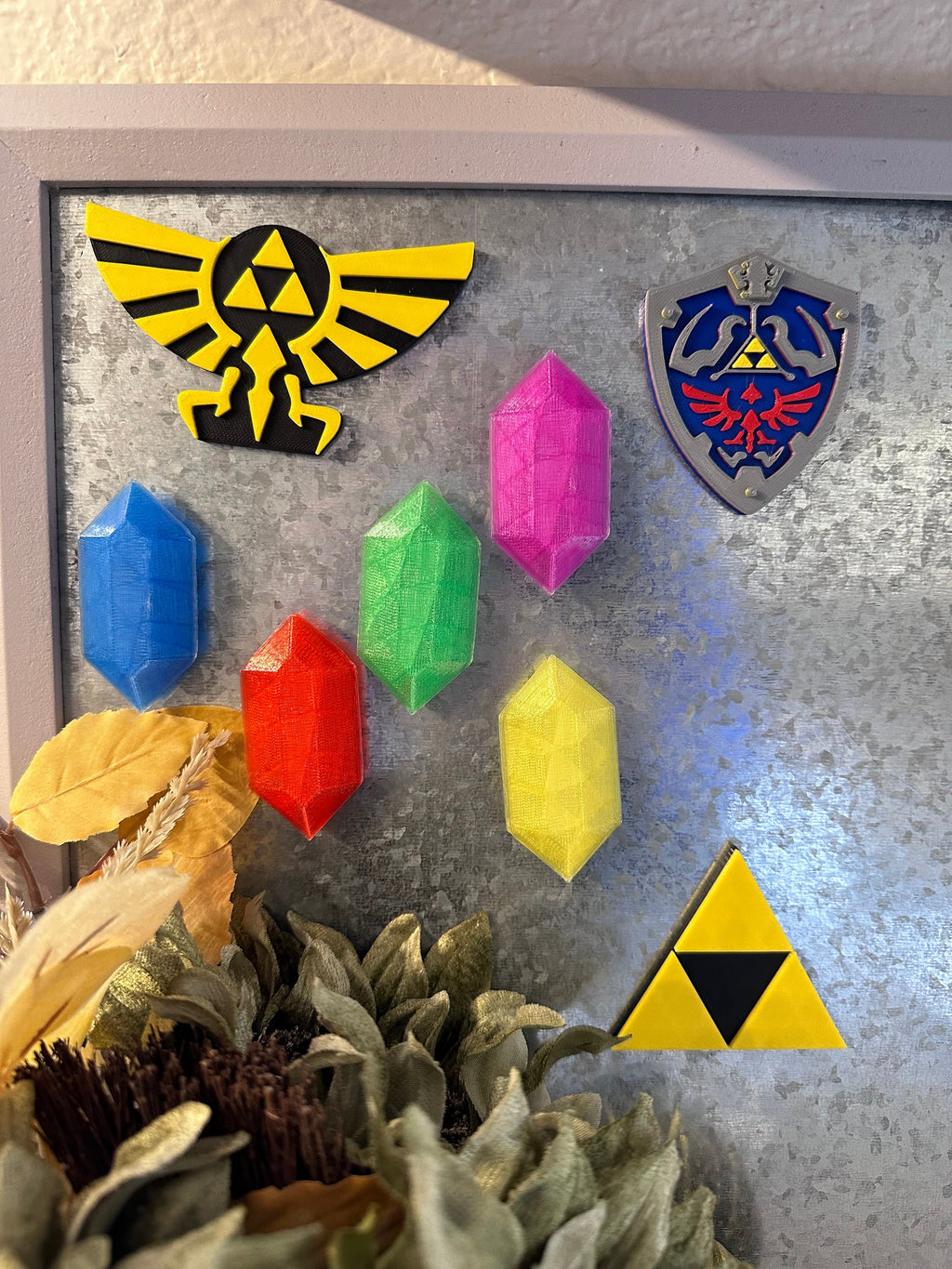 Fantasy Game Magnets | Ocarina of Time | 3D Printed | In Color | Zelda Cosplay and Costume