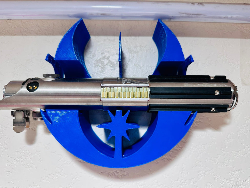 Wall Mounted Lightsaber Holder: 3D Printed Galaxy's Edge Display