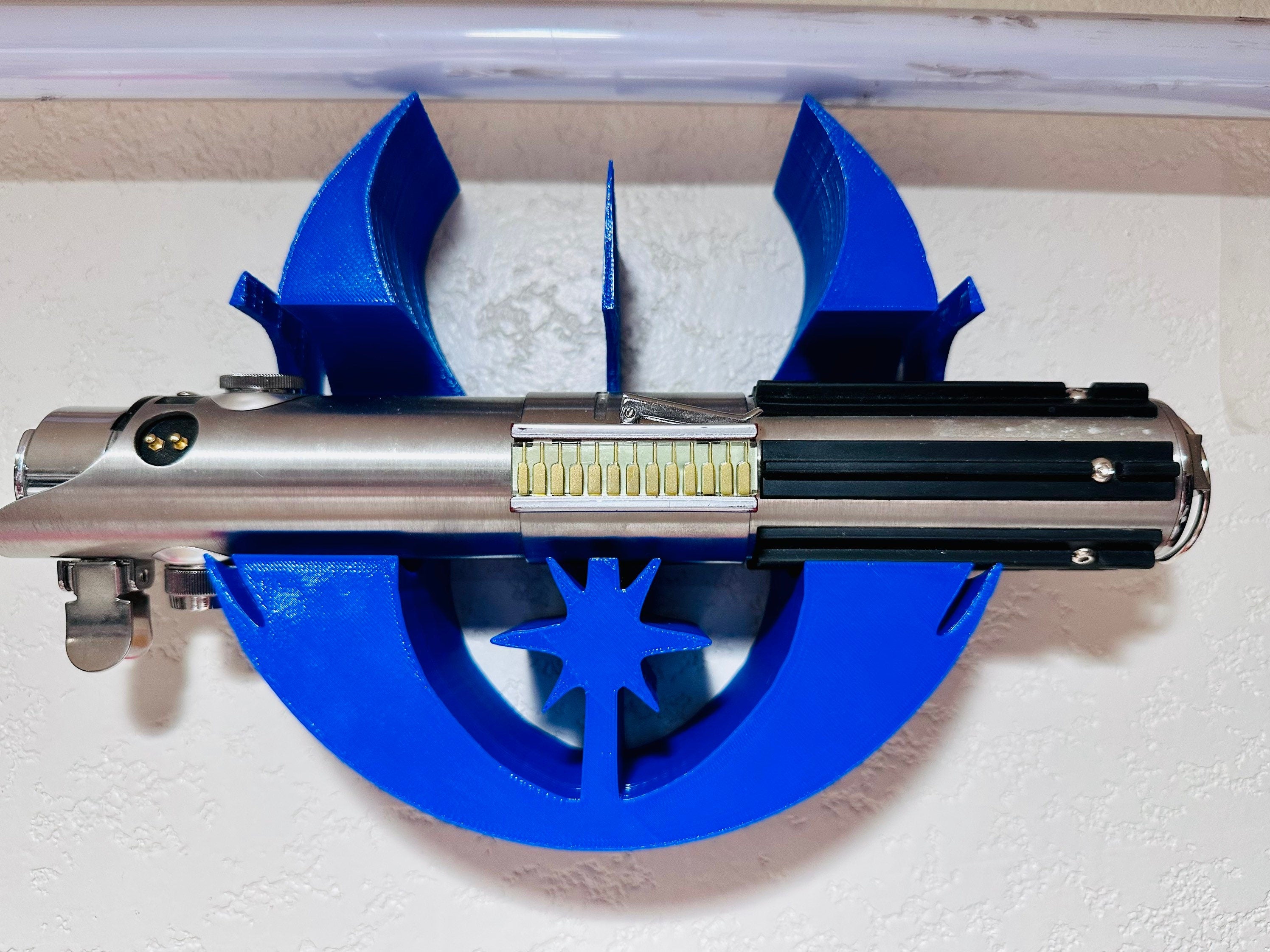 Wall Mounted Lightsaber Holder: 3D Printed Galaxy's Edge Display