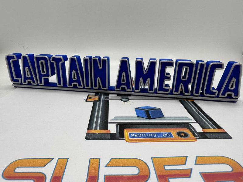 Movie Nameplates | 3D Printed