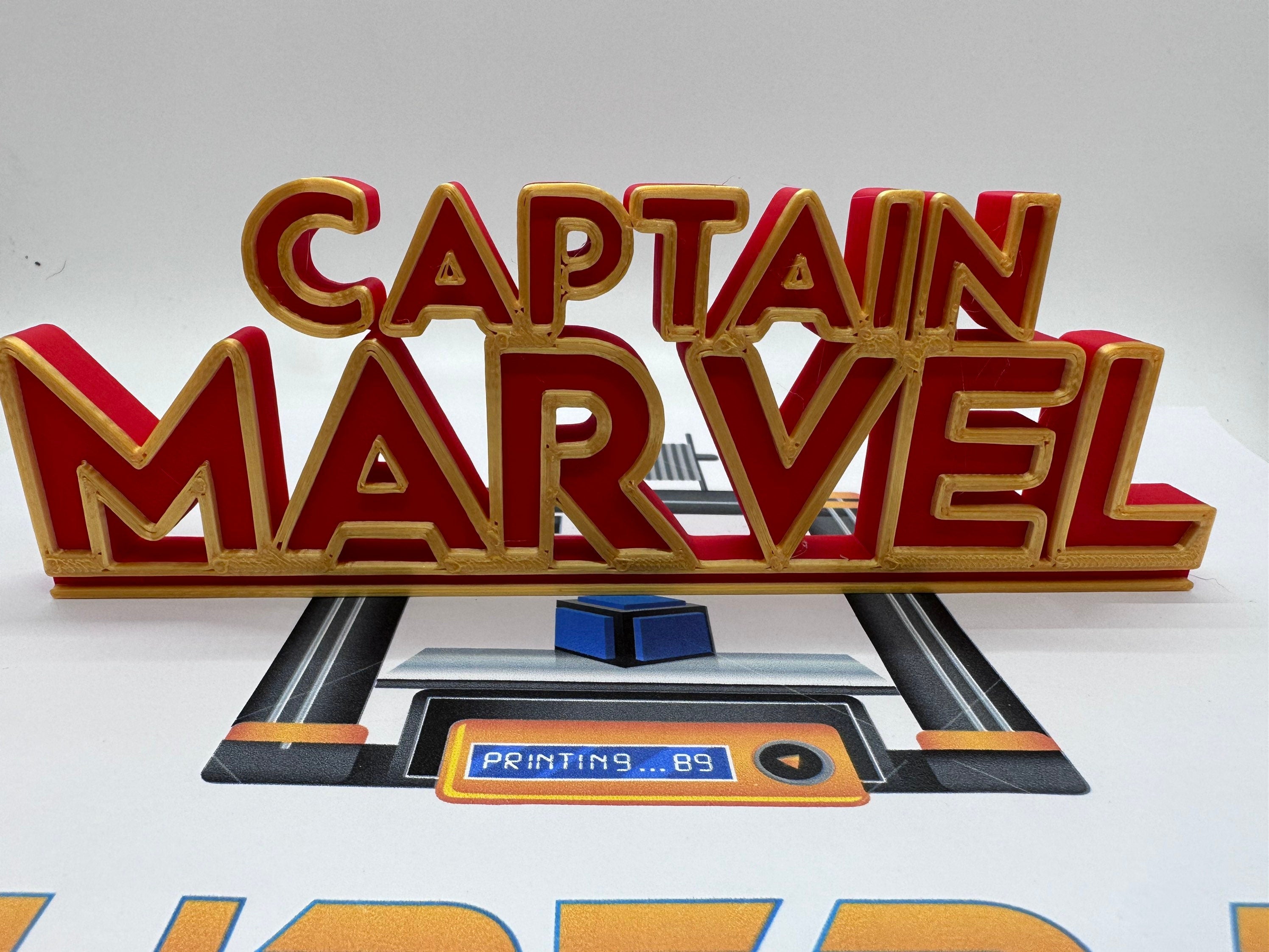 Movie Nameplates | 3D Printed