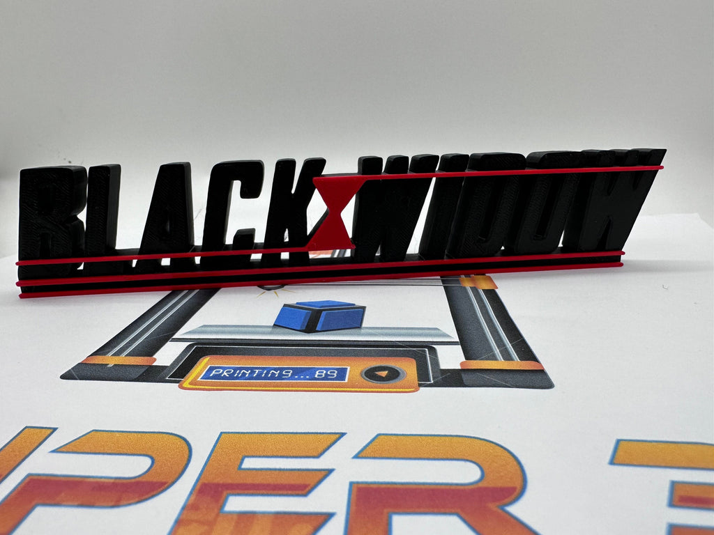 Movie Nameplates | 3D Printed