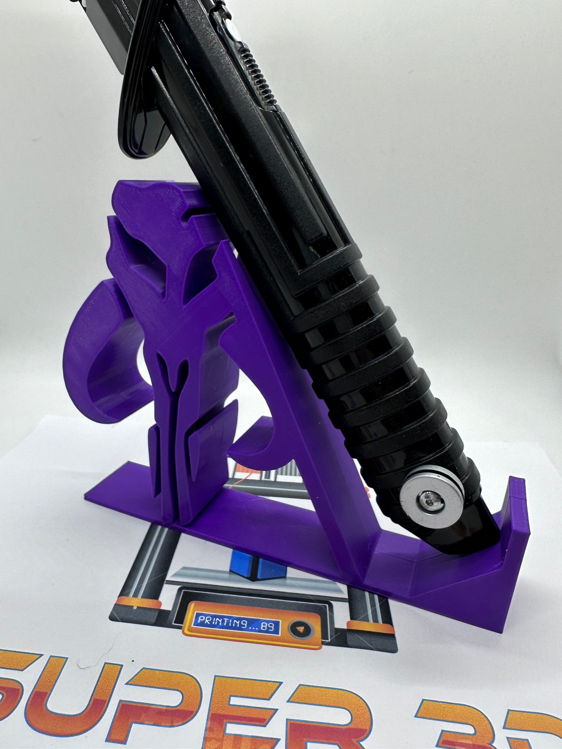 Darksaber | Lightsaber Bouquet Holder | No Paint Required | 3D Printed | Wedding Bouquet | Themed Wedding | Pop Culture Wedding