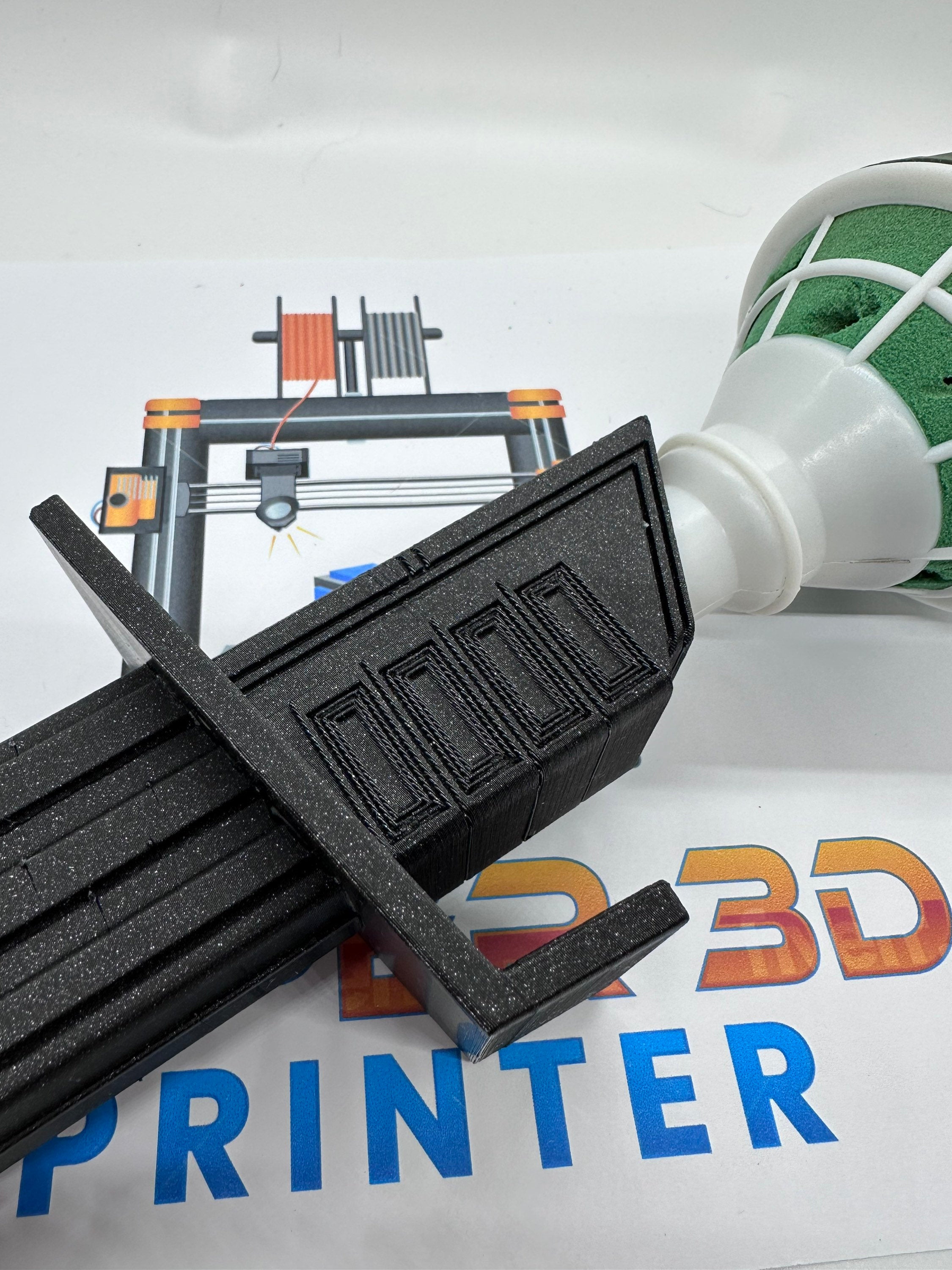 Darksaber | Lightsaber Bouquet Holder | No Paint Required | 3D Printed | Wedding Bouquet | Themed Wedding | Pop Culture Wedding