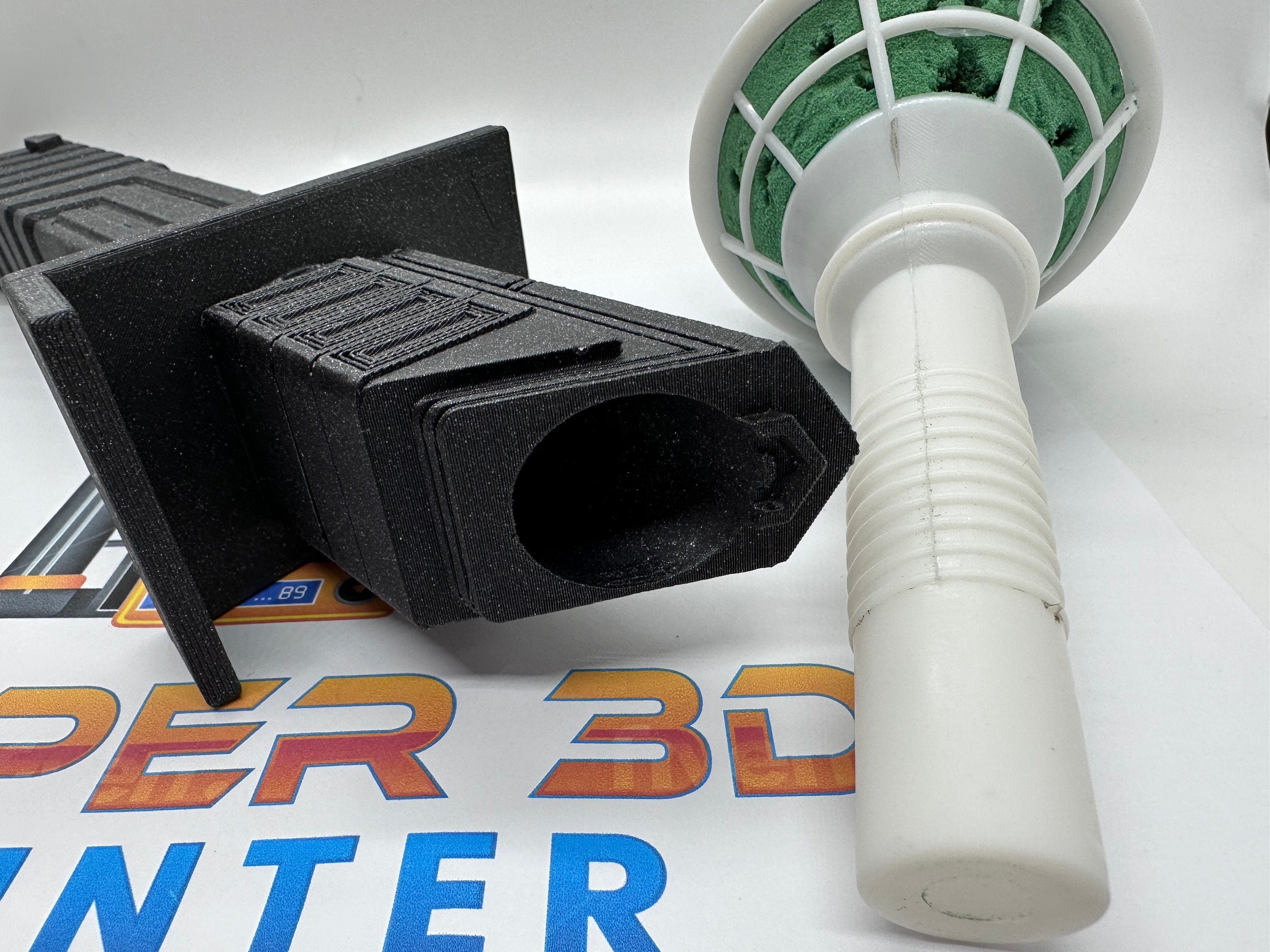 Darksaber | Lightsaber Bouquet Holder | No Paint Required | 3D Printed | Wedding Bouquet | Themed Wedding | Pop Culture Wedding