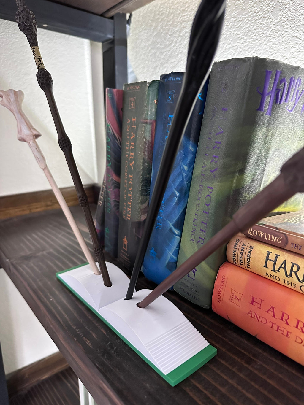 Multi Wand Holder Display | Open Book | 3D Printed
