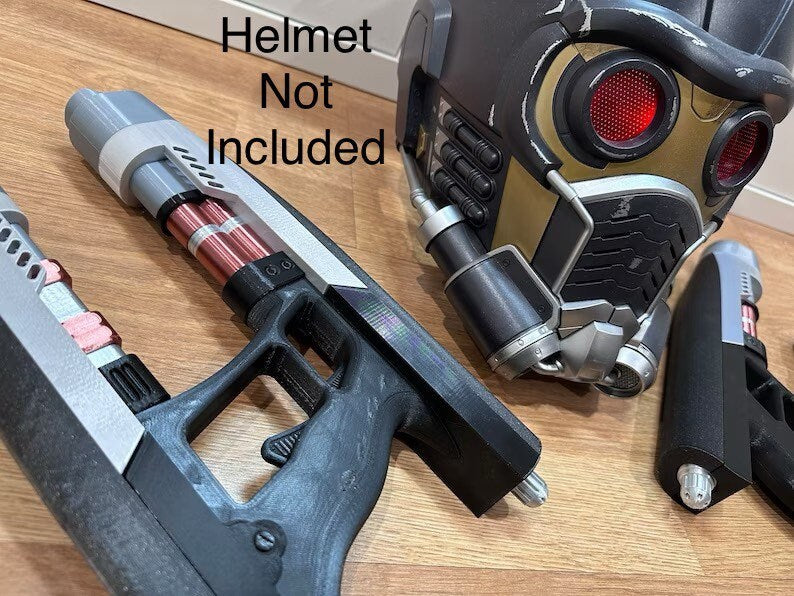 Peter Quill/Star Lord's Quad Blasters | 3D Printed | Only Blasters No Helmet | Movie Memorabilia | Movie Props | Cosplay Props and Costume