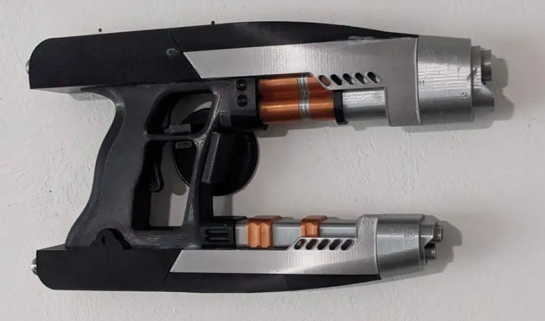 Peter Quill/Star Lord's Quad Blasters | 3D Printed | Only Blasters No Helmet | Movie Memorabilia | Movie Props | Cosplay Props and Costume