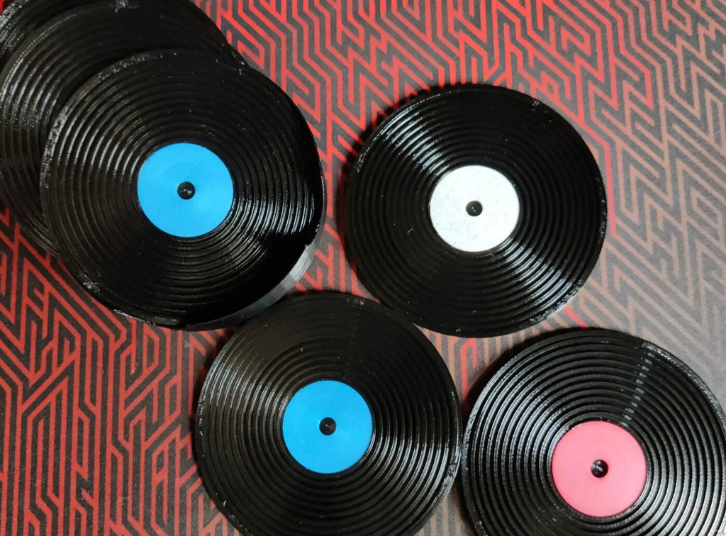 3D Printed Record Coasters: Music Lover Gift