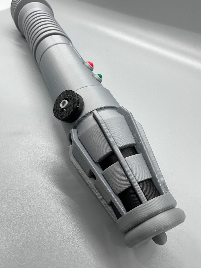 Plo Koon's Lightsaber | No Paint Required | 3D Printed | Galaxy's Edge | Clone Wars | Lightsaber Display Mount on Desk or Wall