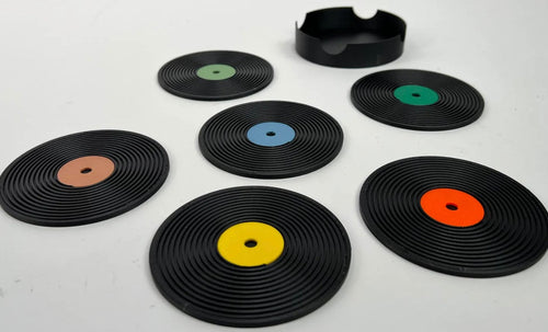3D Printed Record Coasters: Music Lover Gift