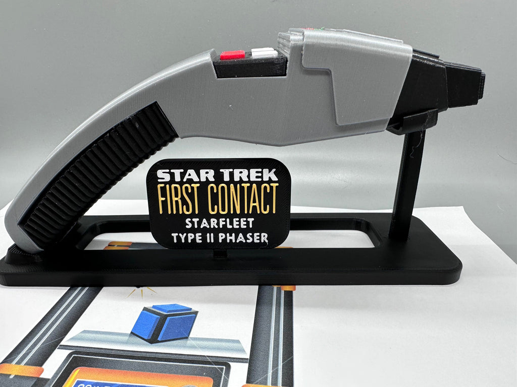 Phaser | Type II | Boomerang | 3D Printed | TV Memorabilia Props | Cosplay Props | Costume