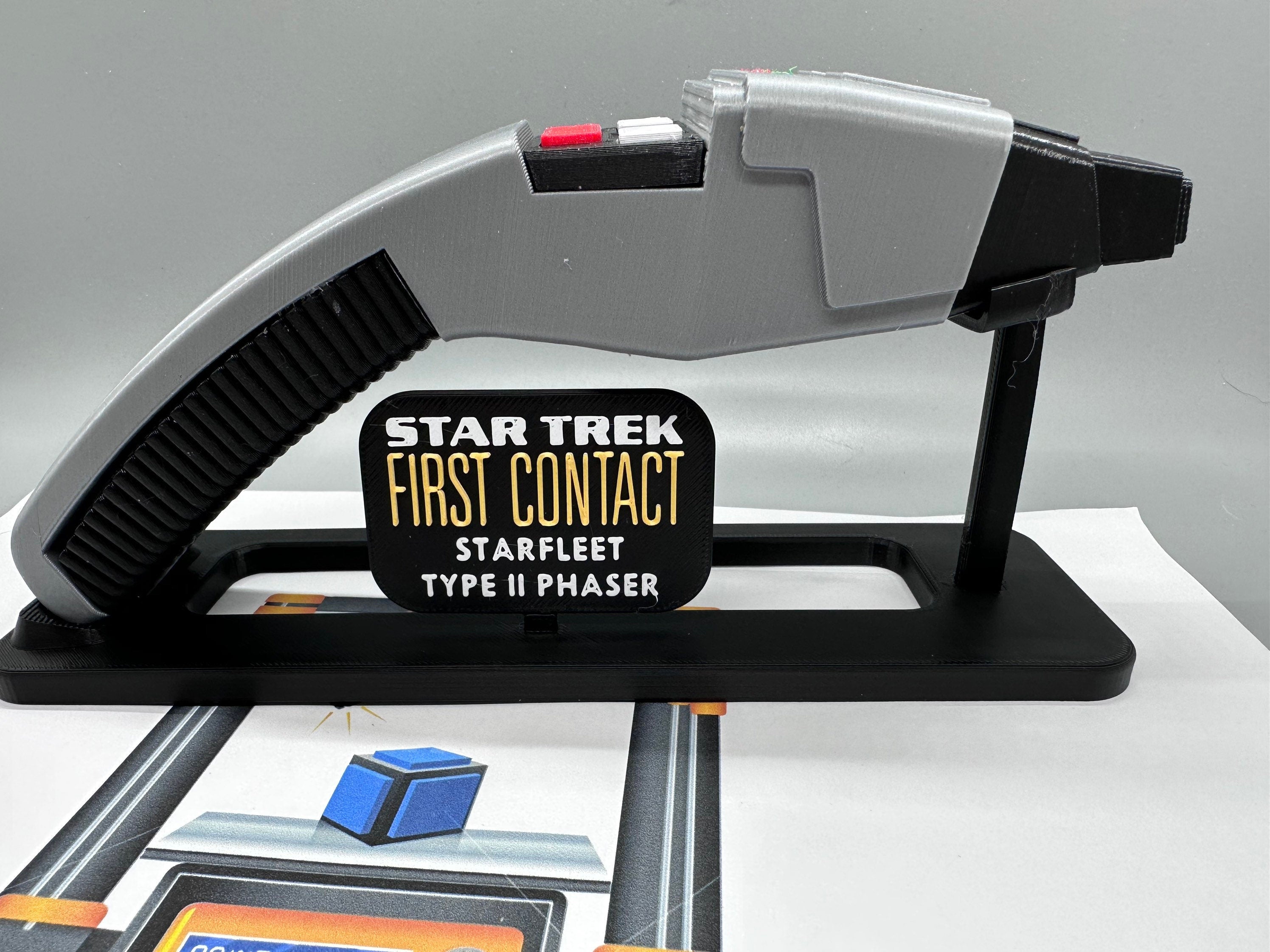 Phaser | Type II | Boomerang | 3D Printed | TV Memorabilia Props | Cosplay Props | Costume
