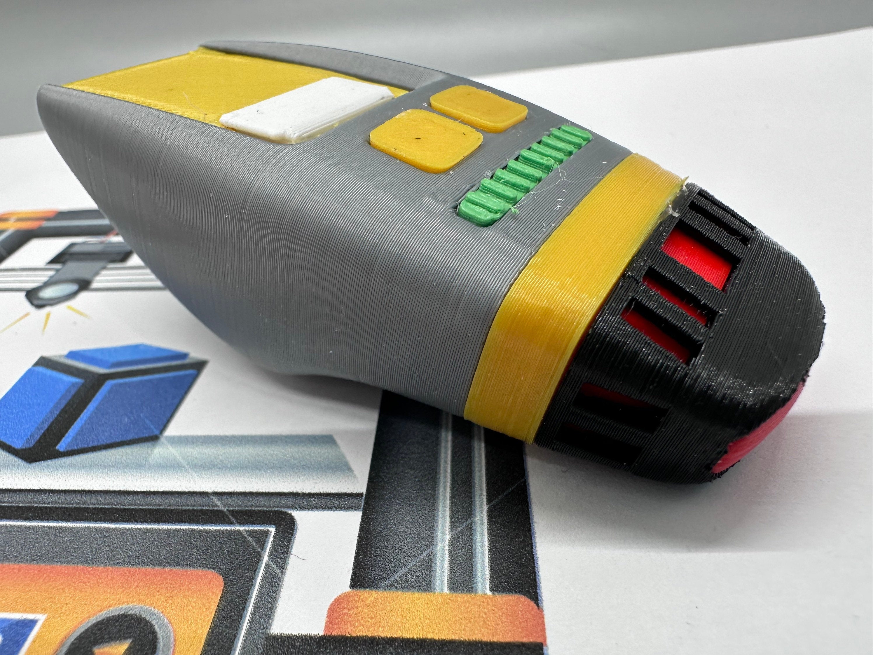 Phaser | Type I | 3D Printed | TV Memorabilia Props | Cosplay Props | Costume