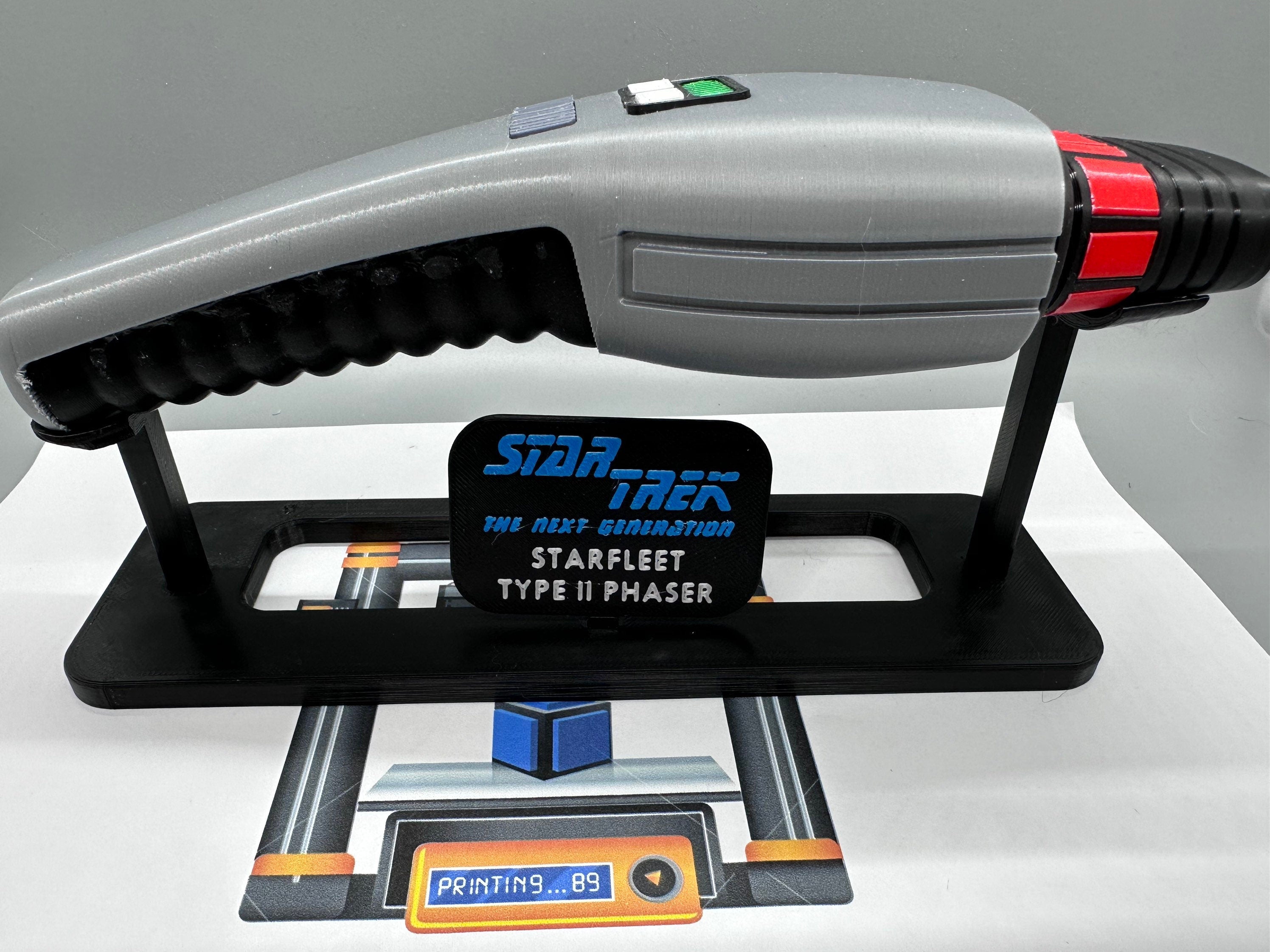 Phaser | Type II | The Next Generation | Dustbuster | 3D Printed | In Color | TV Memorabilia Props | Cosplay Props | Costume