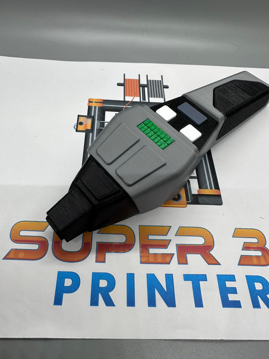 Phaser | Type II | The Next Generation | Cobrahead | 3D Printed | In Color | TV Memorabilia Props | Cosplay Props | Costume