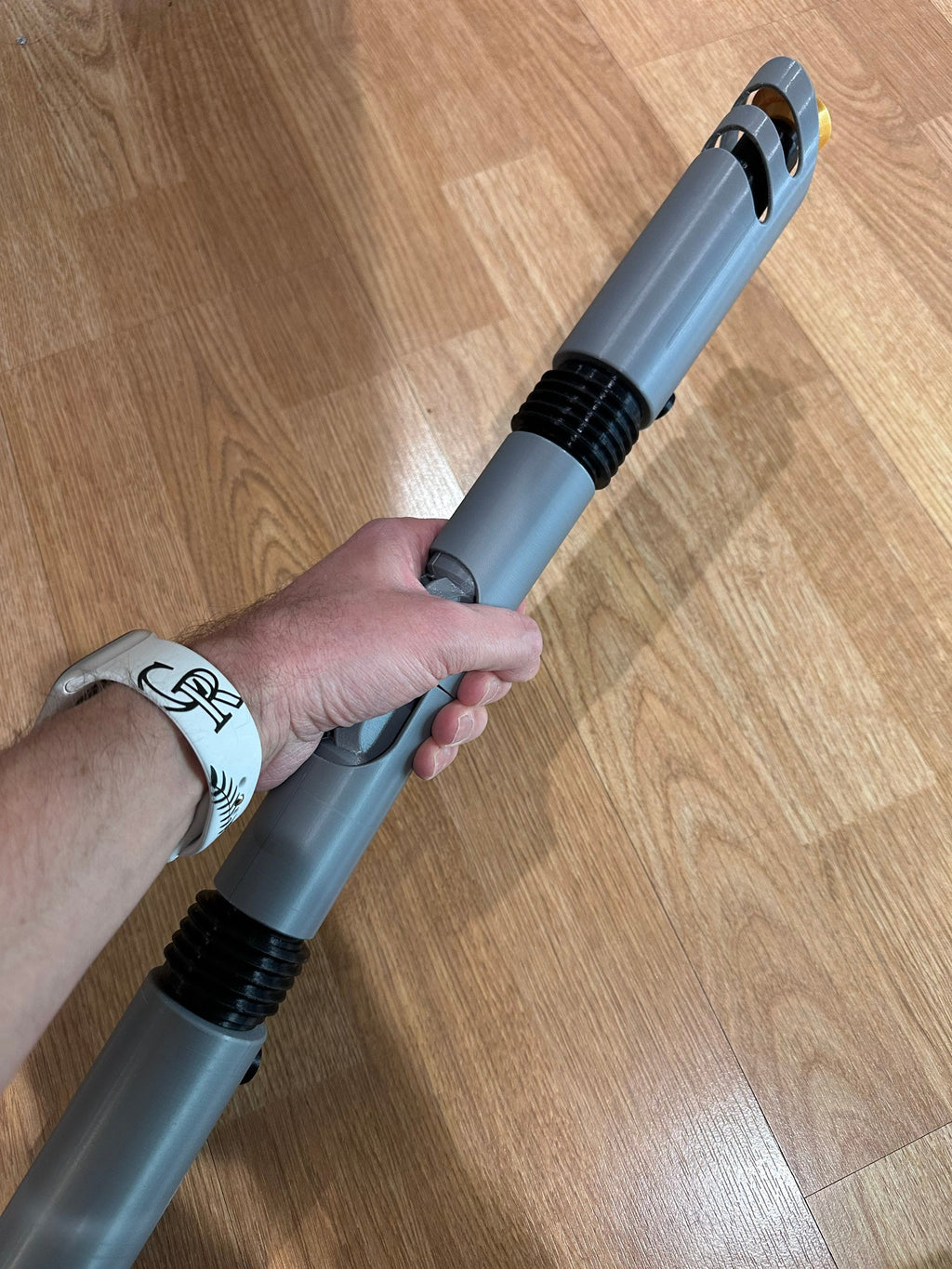 Pong Krell's Lightsaber | No Paint Required | 3D Printed | Galaxy's Edge | Clone Wars | Lightsaber Display Mount on Desk or Wall